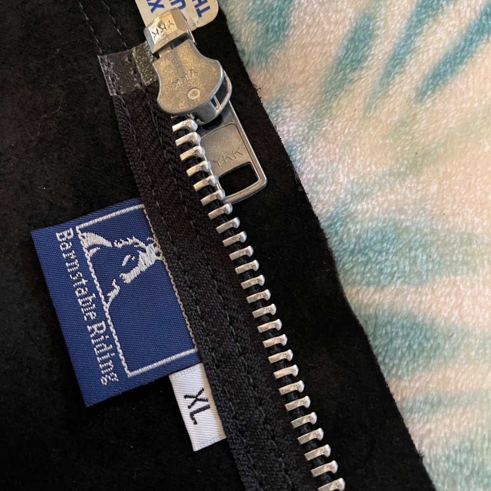 Barnstable Chaps, Black leather Chaps, XL, Brand New!